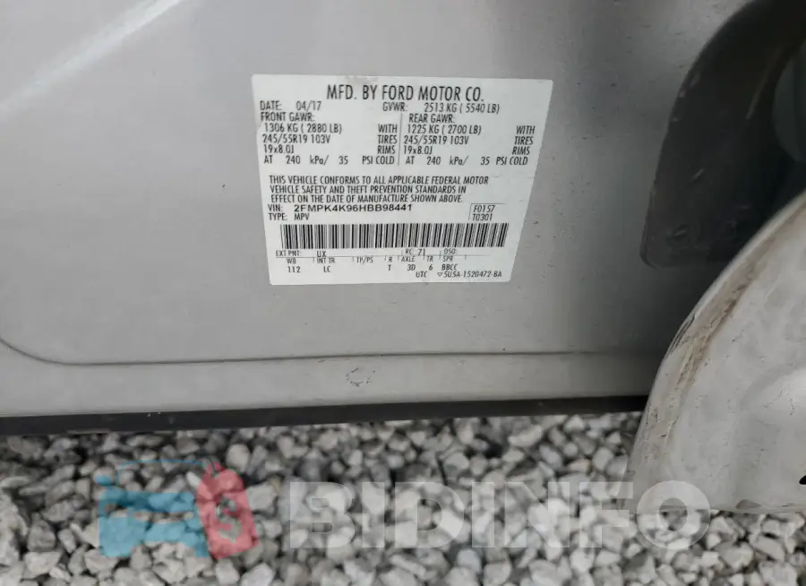 2FMPK4K96HBB98441 Photo# 13