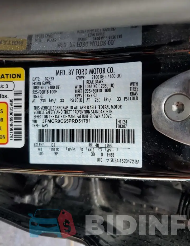 3FMCR9C65PRD51791 Photo# 14