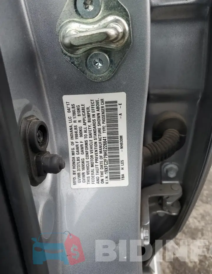 19XFC2F79HE226641 Photo# 12