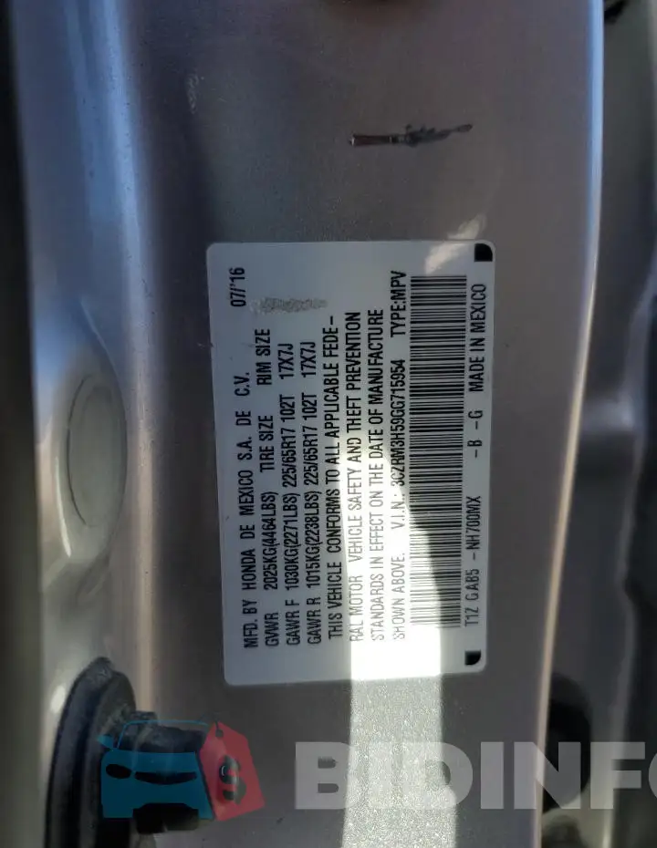 3CZRM3H59GG715954 Photo# 13