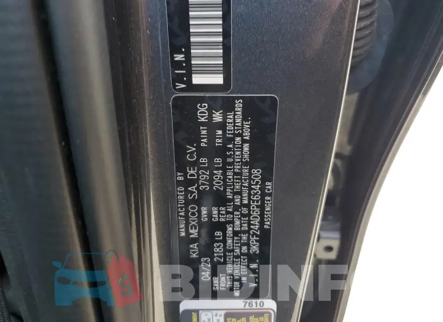 3KPF24AD6PE634508 Photo# 12