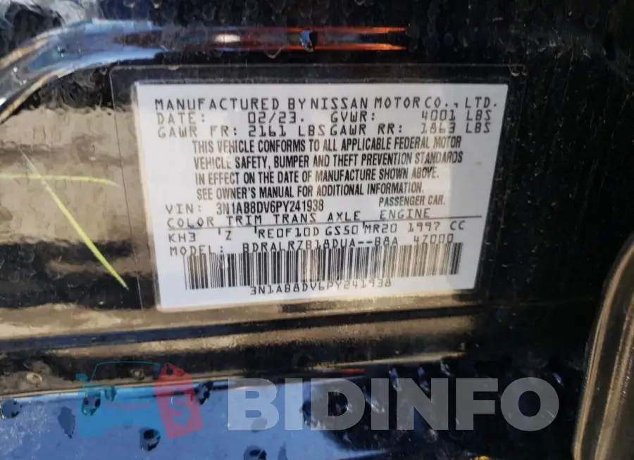 3N1AB8DV6PY241938 Photo# 13