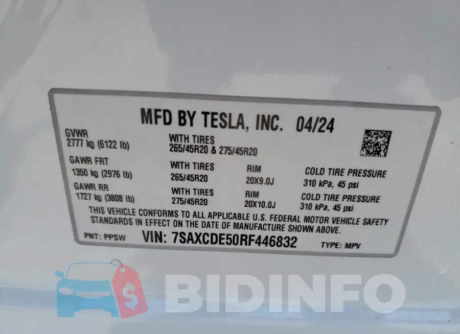 7SAXCDE50RF446832 Photo# 14
