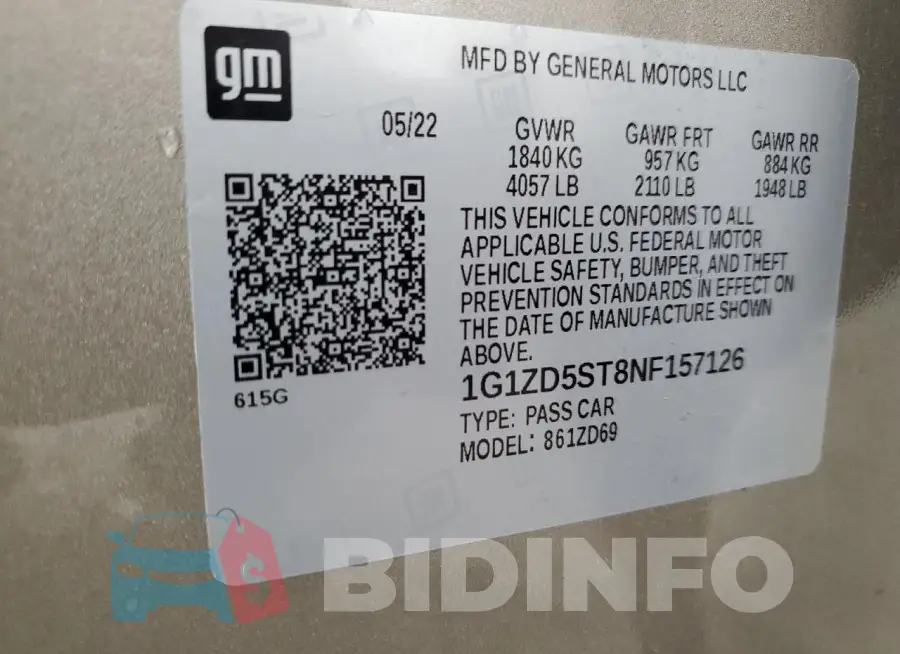 1G1ZD5ST8NF157126 Photo# 12