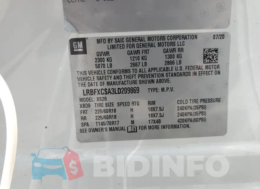 LRBFXCSA3LD209869 Photo# 14
