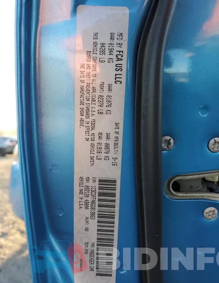 1C3CDFFA8GD818863 Photo# 12