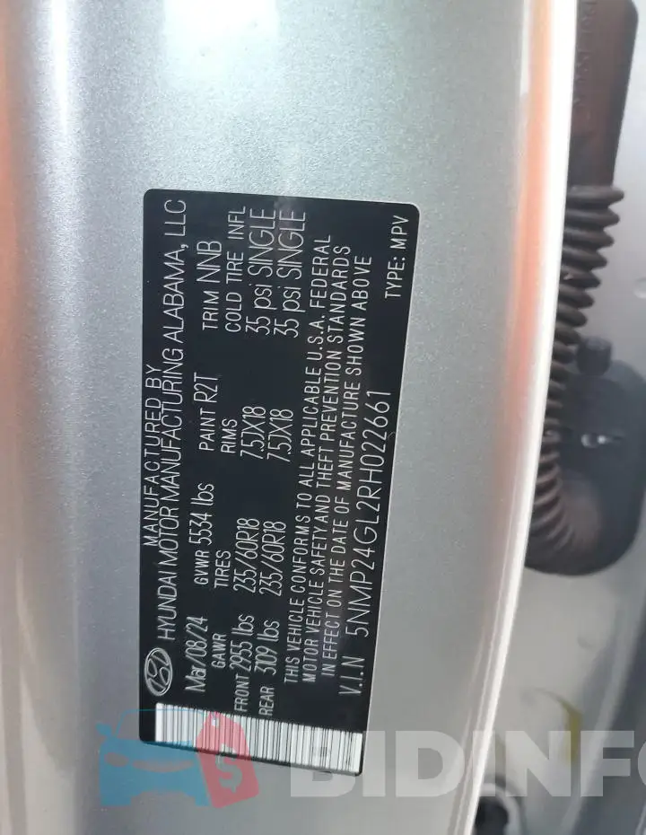 5NMP24GL2RH022661 Photo# 13