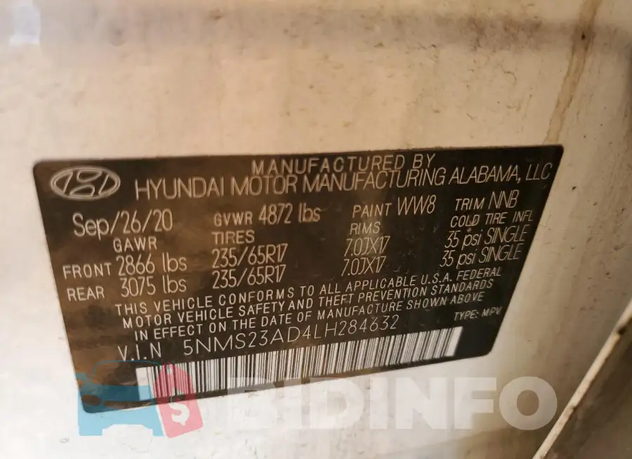 5NMS23AD4LH284632 Photo# 13