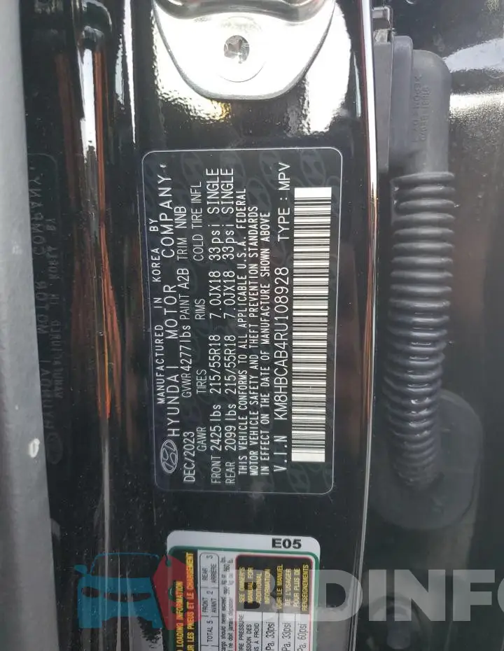 KM8HBCAB4RU108928 Photo# 13