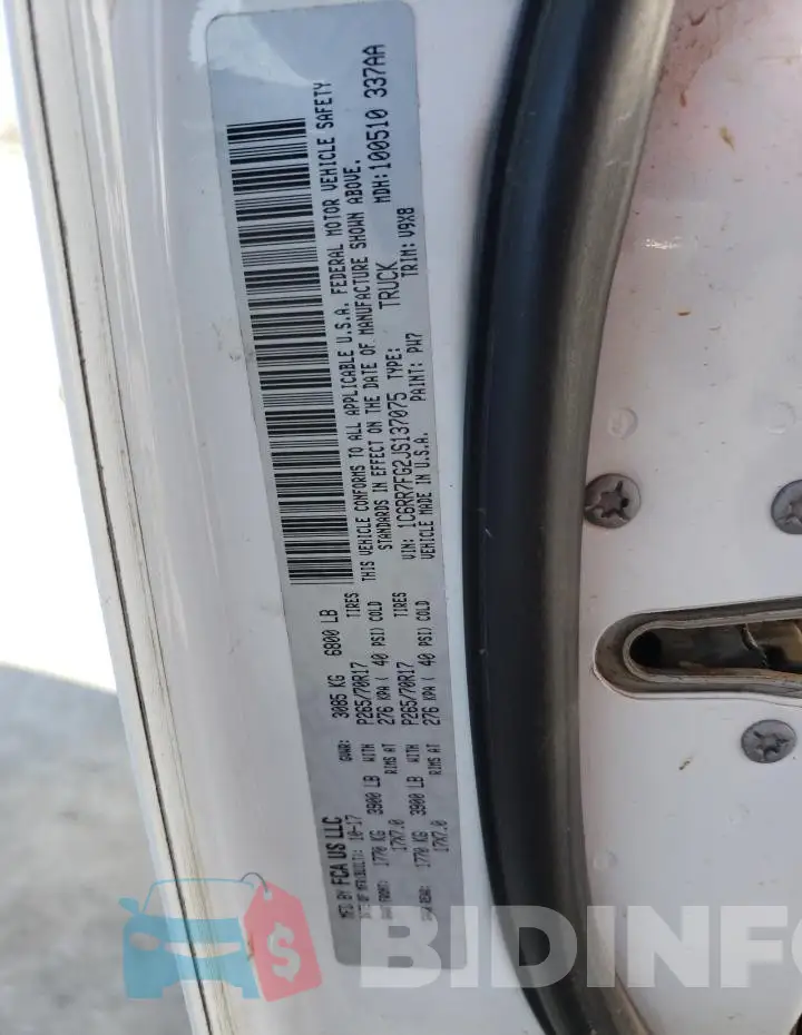1C6RR7FG2JS137075 Photo# 13