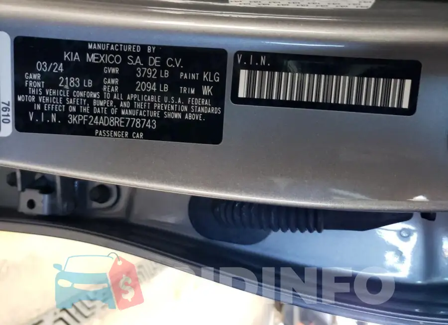 3KPF24AD8RE778743 Photo# 12