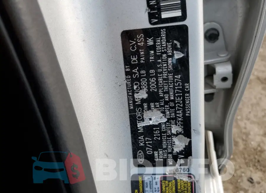 3KPFK4A72JE171574 Photo# 12