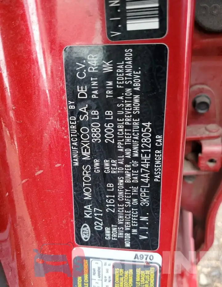 3KPFL4A74HE128054 Photo# 13