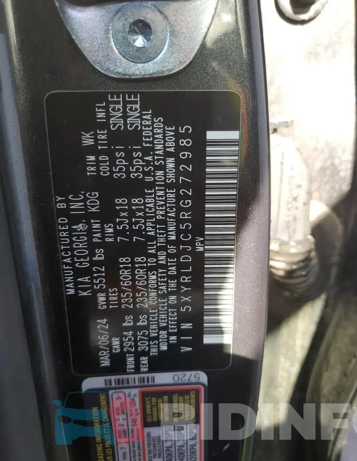 5XYRLDJC5RG272985 Photo# 12