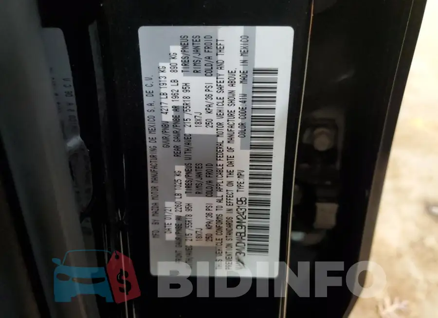 3MVDMABL9MM243195 Photo# 13
