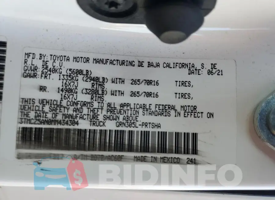 3TMCZ5AN0MM434304 Photo# 12