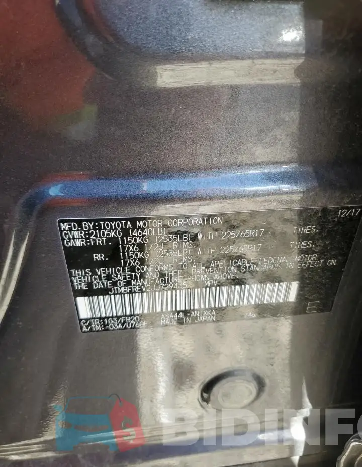JTMBFREV2JJ729435 Photo# 13