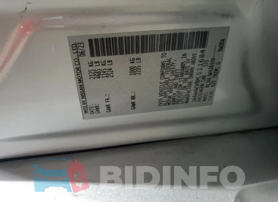 1N4AA6CV9PC511684 Photo# 12
