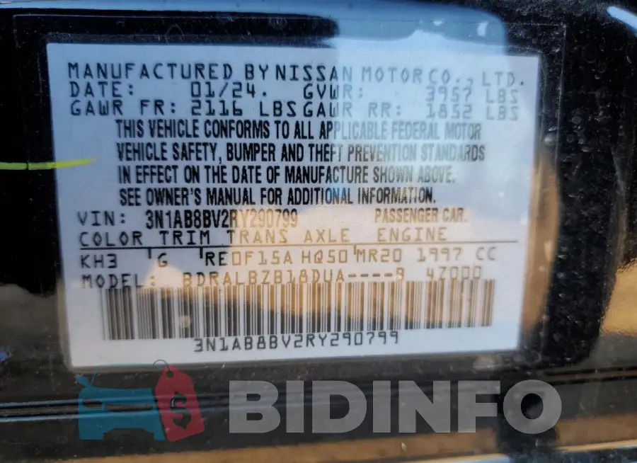 3N1AB8BV2RY290799 Photo# 12