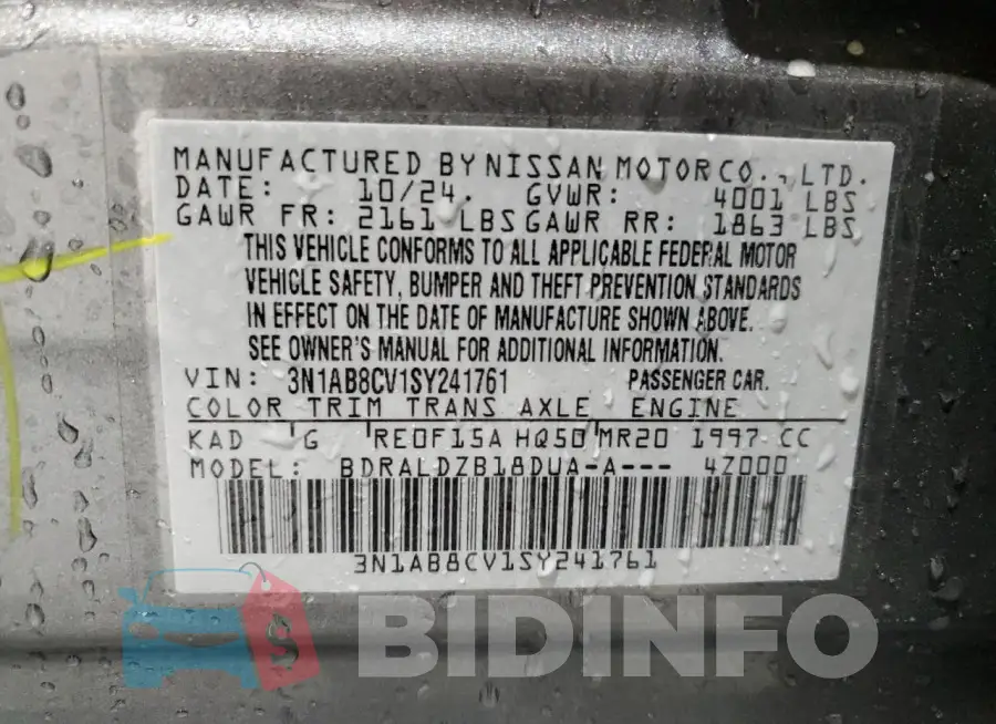 3N1AB8CV1SY241761 Photo# 13
