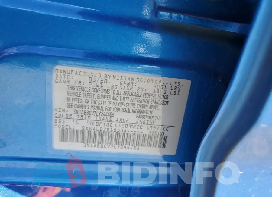 3N1AB8CV7LY244455 Photo# 12