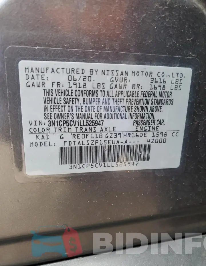 3N1CP5CV1LL525947 Photo# 13