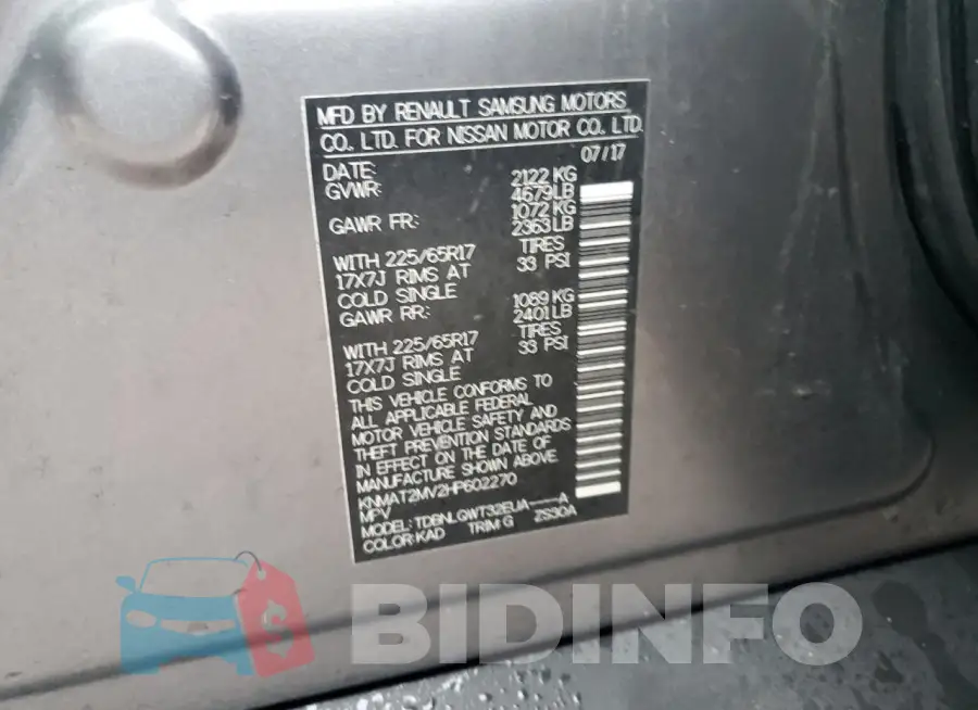 KNMAT2MV2HP602270 Photo# 13