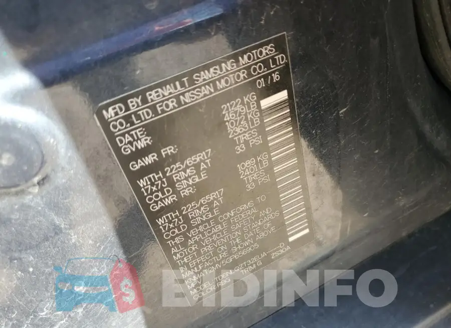KNMAT2MV5GP656905 Photo# 12