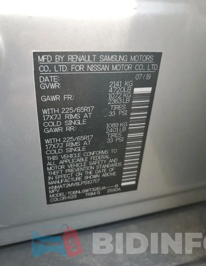 KNMAT2MV6LP510717 Photo# 13