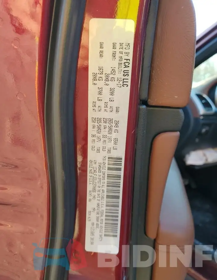 1C4RJFJG3JC270066 Photo# 13