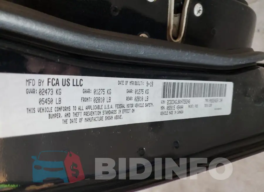 2C3CDXGJ6KH726246 Photo# 12