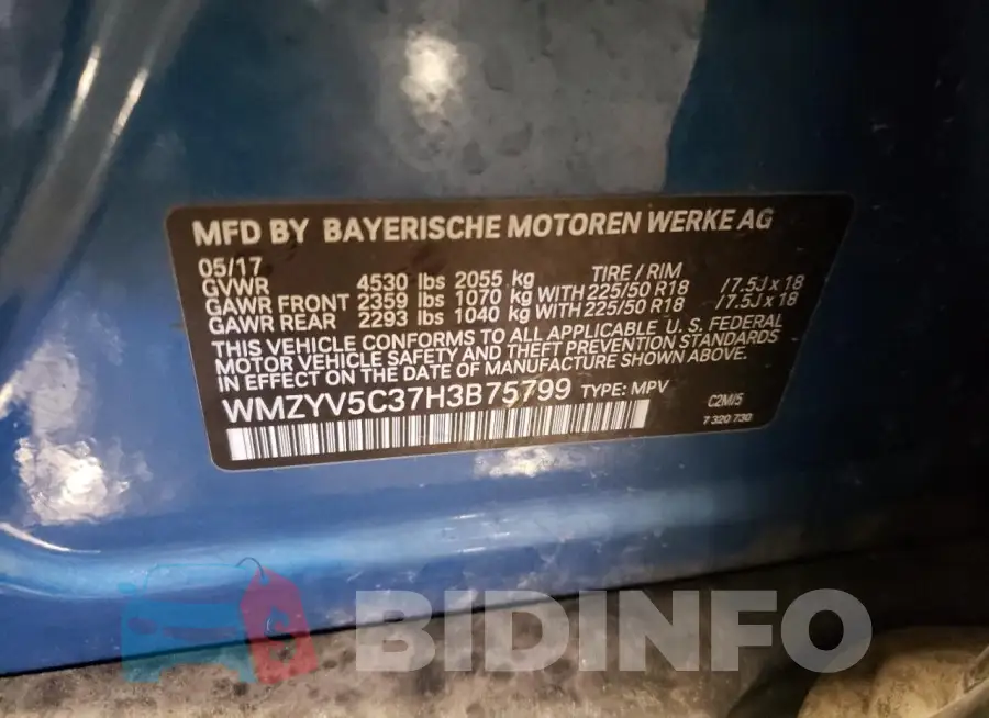 WMZYV5C37H3B75799 Photo# 13