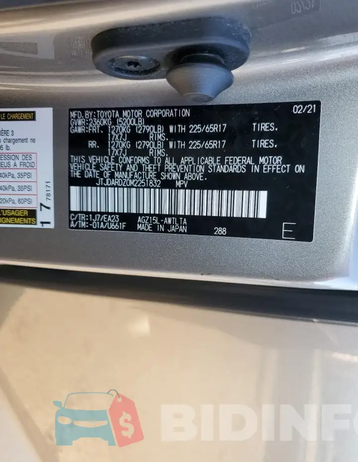 JTJDARDZ0M2251832 Photo# 12