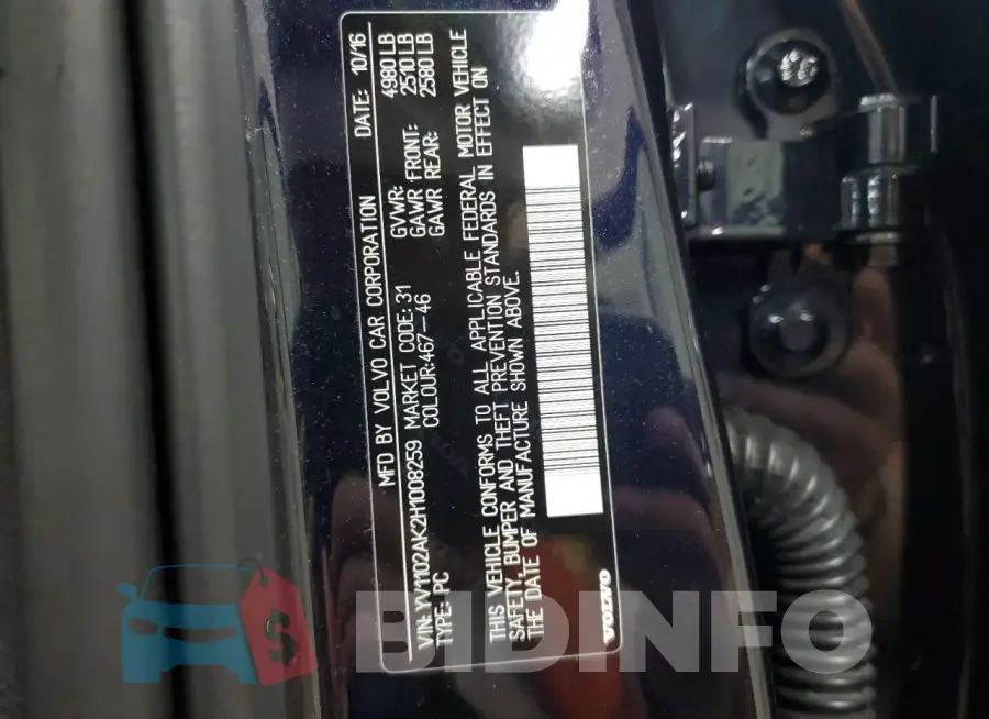 YV1102AK2H1008259 Photo# 13