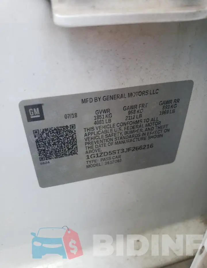 1G1ZD5ST3JF266216 Photo# 12