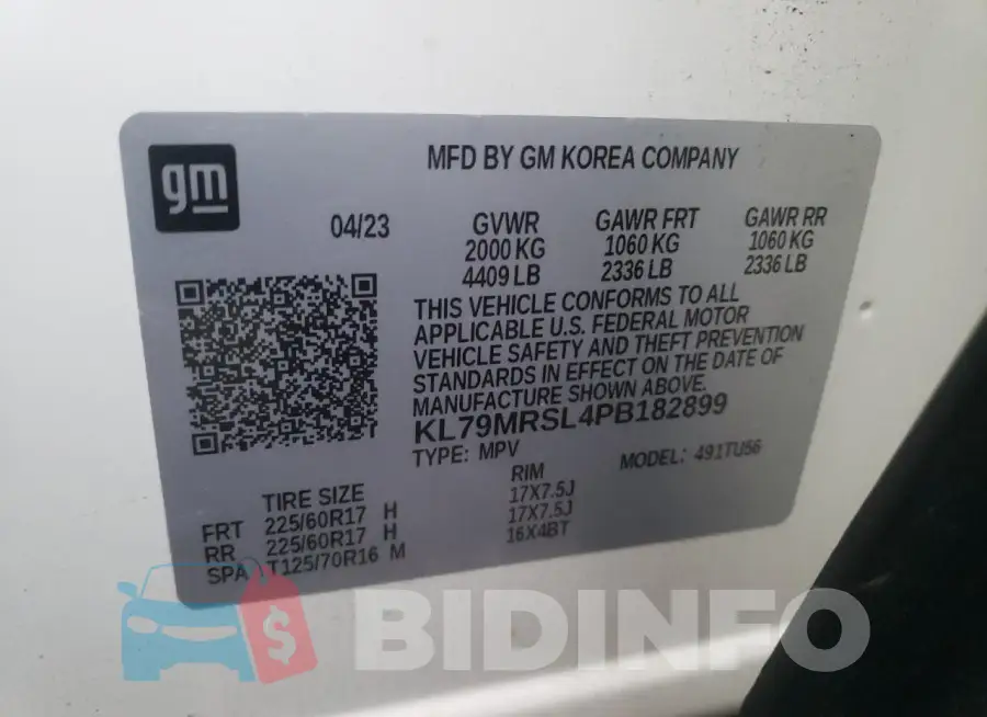 KL79MRSL4PB182899 Photo# 13