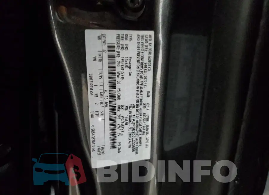 1FADP3E20JL233858 Photo# 12
