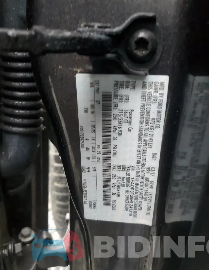 1FADP3F29HL241319 Photo# 13