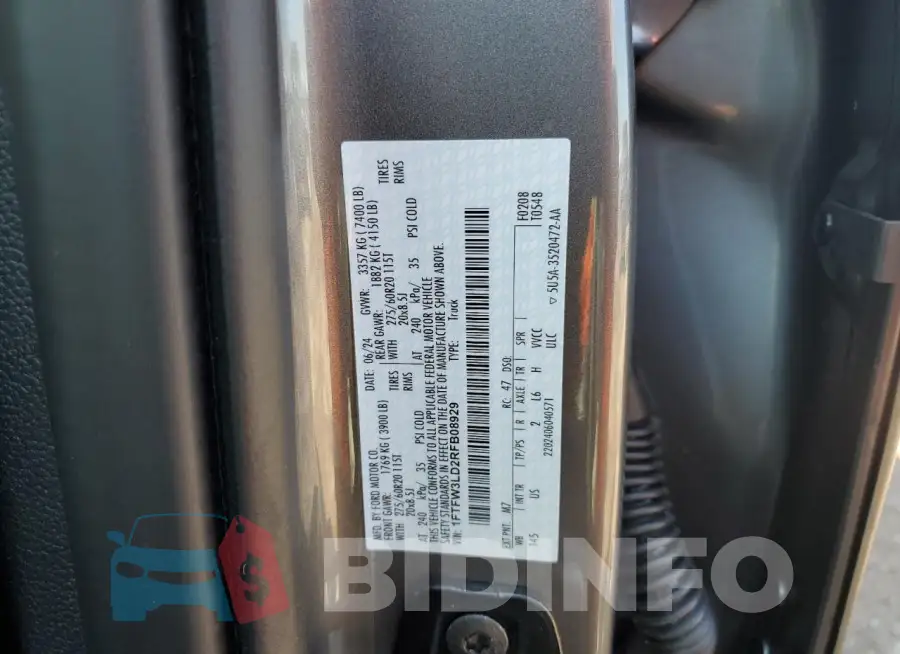 1FTFW3LD2RFB08929 Photo# 12