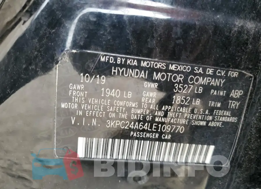 3KPC24A64LE109770 Photo# 13