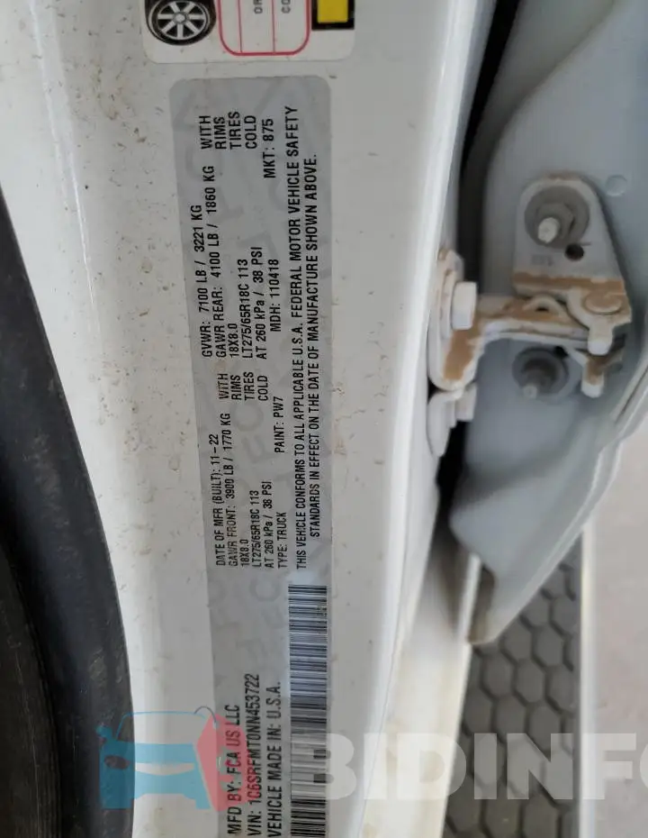 1C6SRFMT0NN453722 Photo# 12