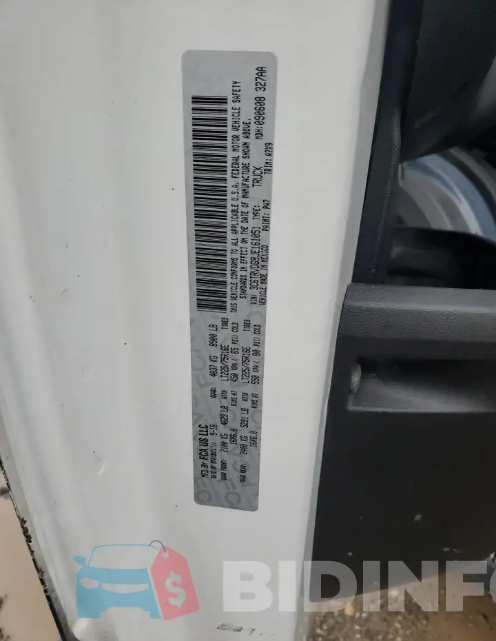 3C6TRVDG9JE161051 Photo# 13