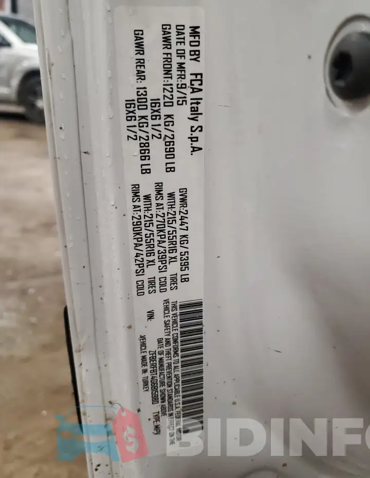 ZFBERFBT4G6B15980 Photo# 12