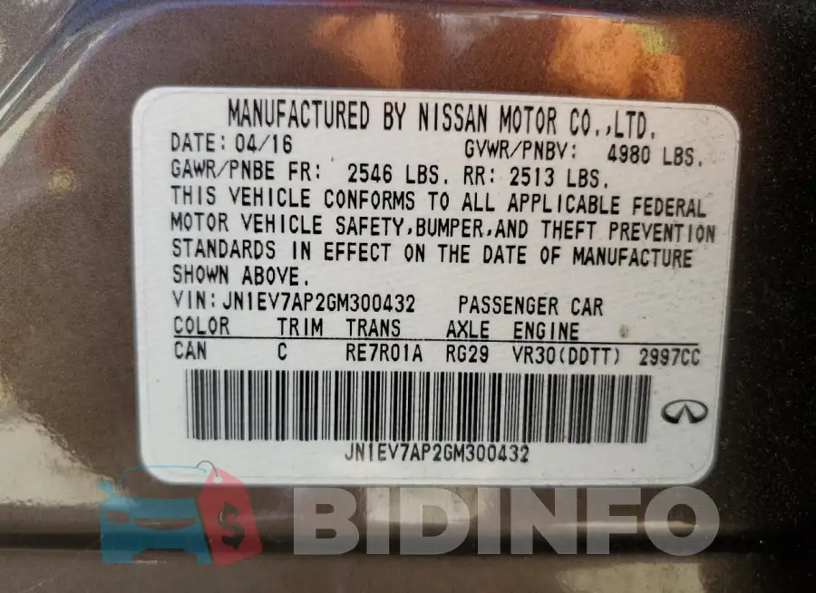 JN1EV7AP2GM300432 Photo# 13