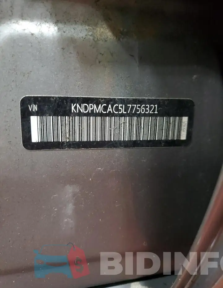 KNDPMCAC5L7756321 Photo# 13