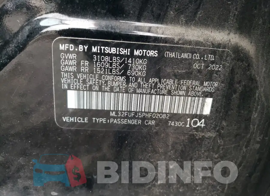 ML32FUFJ5PHF02082 Photo# 13
