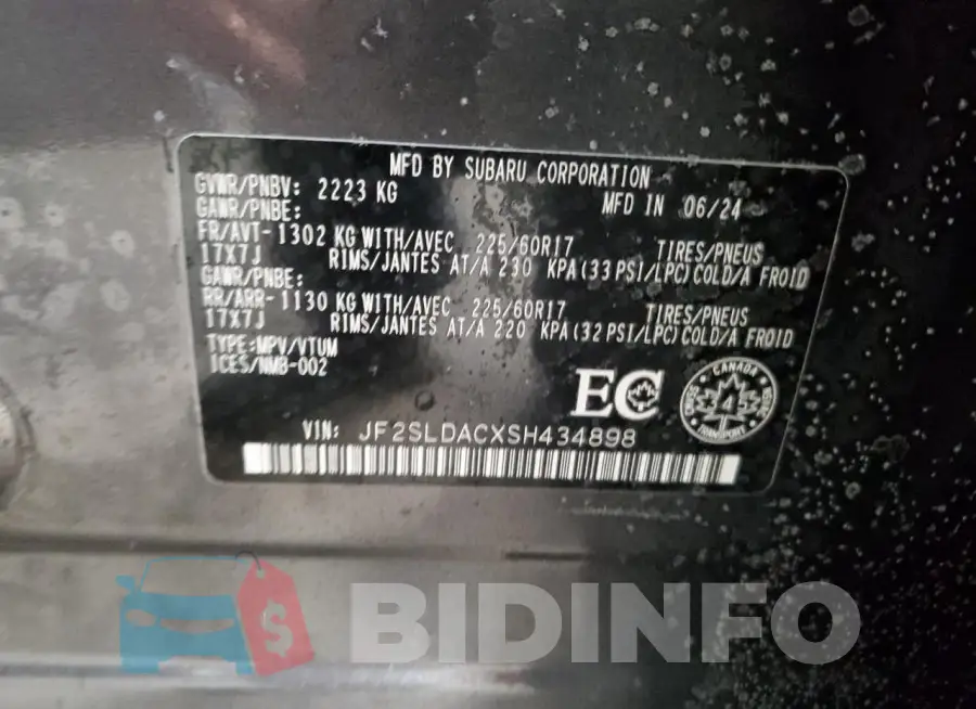 JF2SLDACXSH434898 Photo# 13