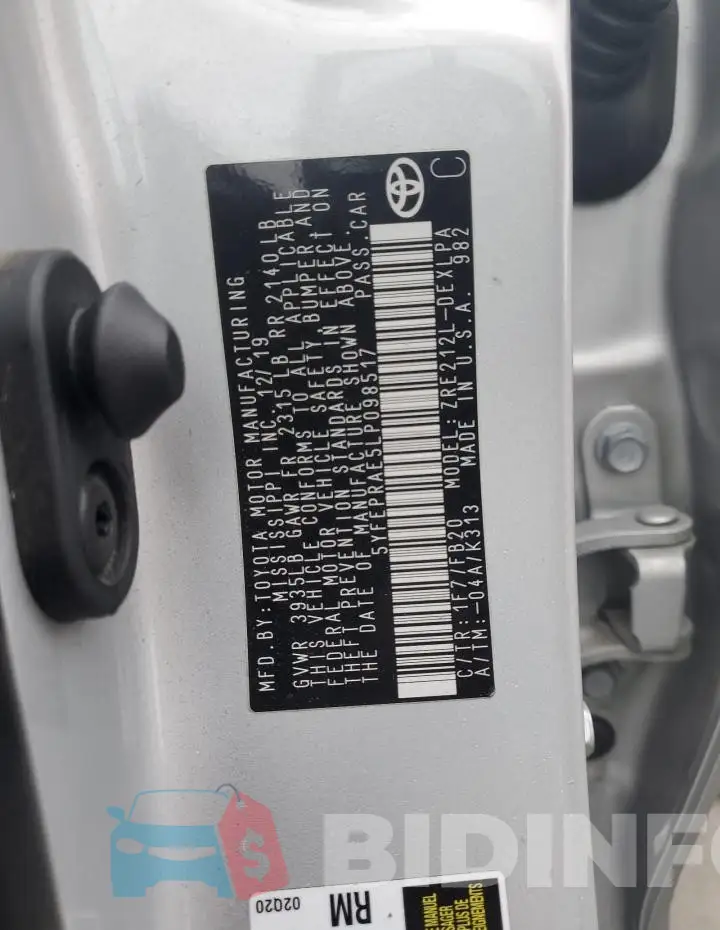5YFEPRAE5LP098517 Photo# 13