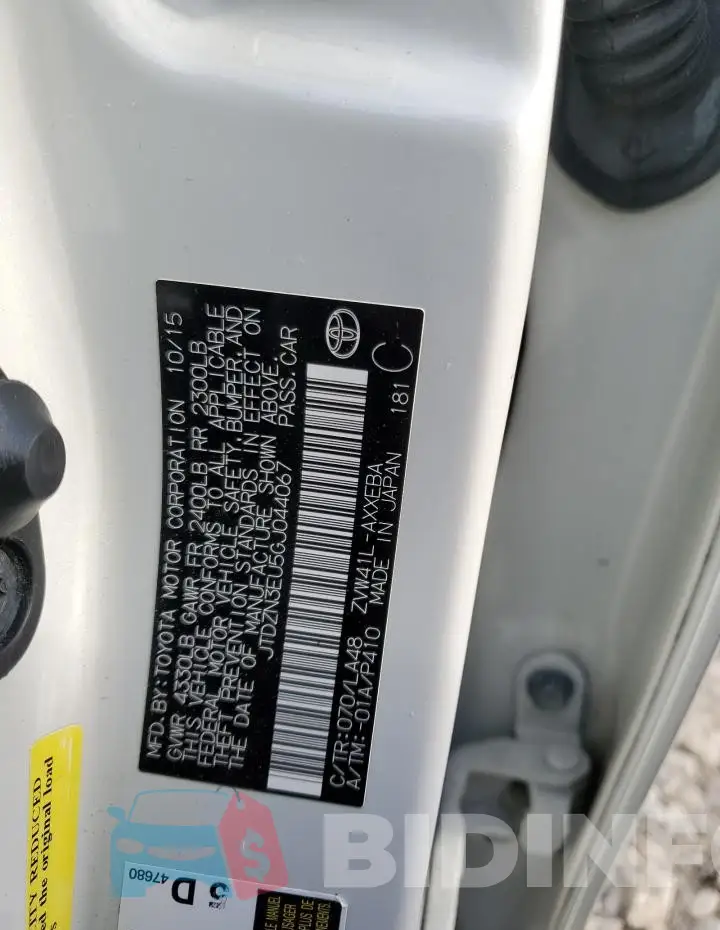 JTDZN3EU5GJ044067 Photo# 12