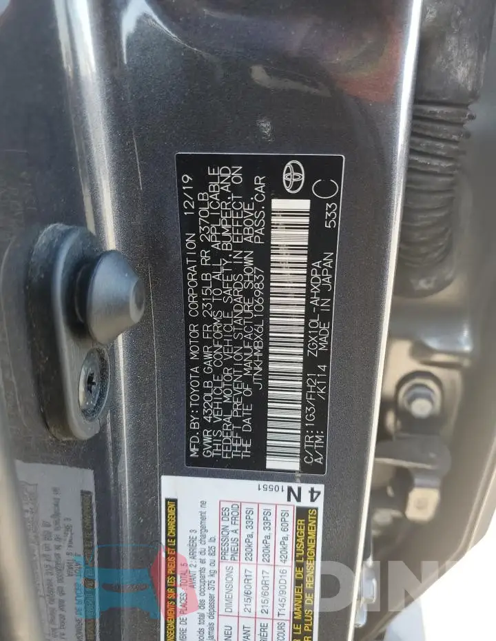 JTNKHMBX6L1069837 Photo# 13